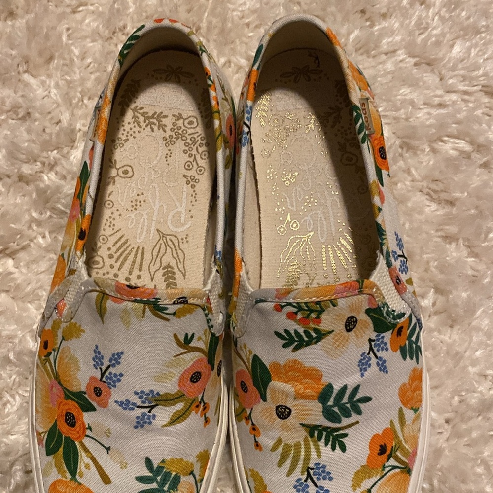 Women Keds Rifle Paper Co. x Double Decker 'Lively Floral' WF62681 - Picture 4 of 8
